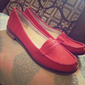 J.jill burnt orange loafers